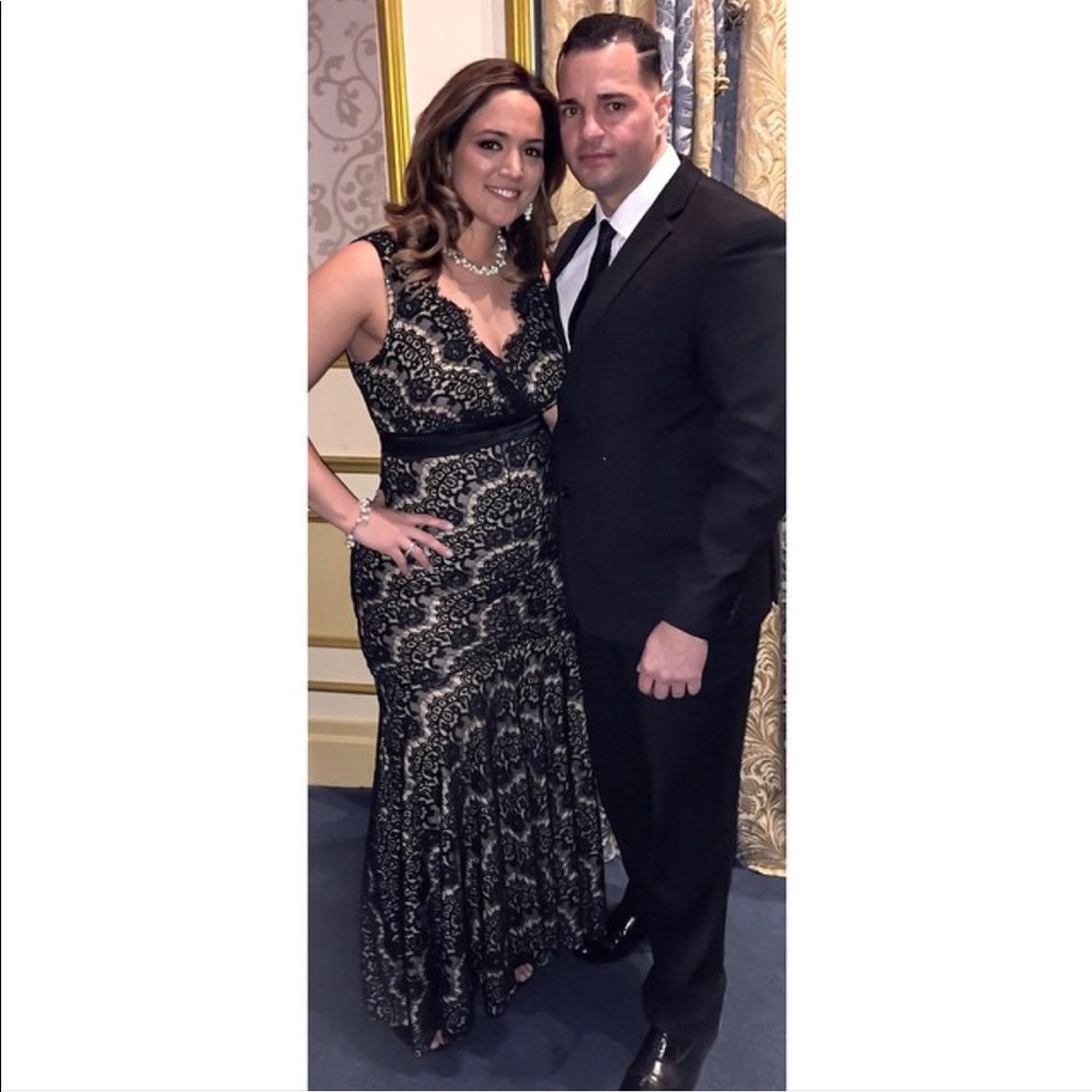 Betsy & Adam Lace Mermaid Gown